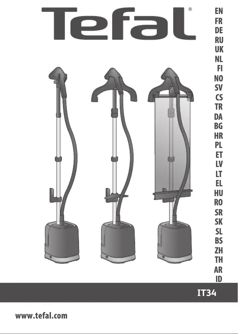 Página 1 del manual Manual de usuario Tefal Pro Style IT3440