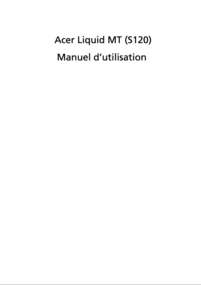 Imagen de la primera página del manual del dispositivo Liquid MT