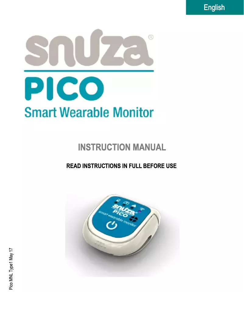 Página 1 del manual Manual de usuario Snuza Pico