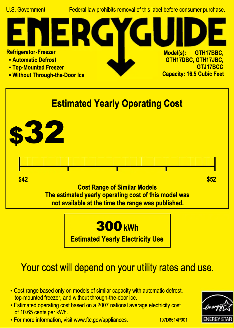 Imagen de la primera página del manual del dispositivo GTH17BBCRBB
