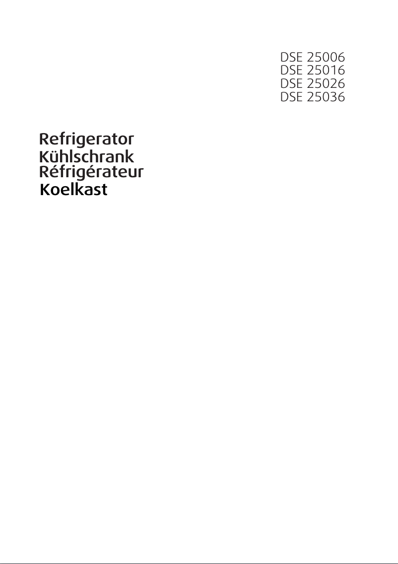 Página 1 del manual Manual de usuario Beko DSE 25016