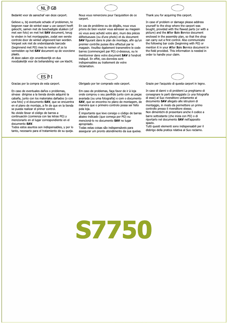 Imagen de la primera página del manual del dispositivo S7724