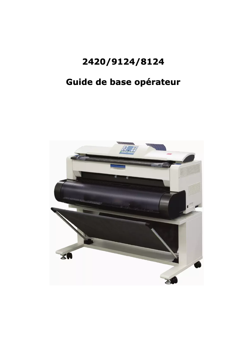 Página nº 1 - Manual de usuario Kyocera TASKalfa 2420w