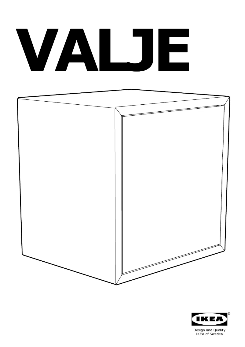 Imagen de la primera página del manual del dispositivo VALJE (35X30X35)