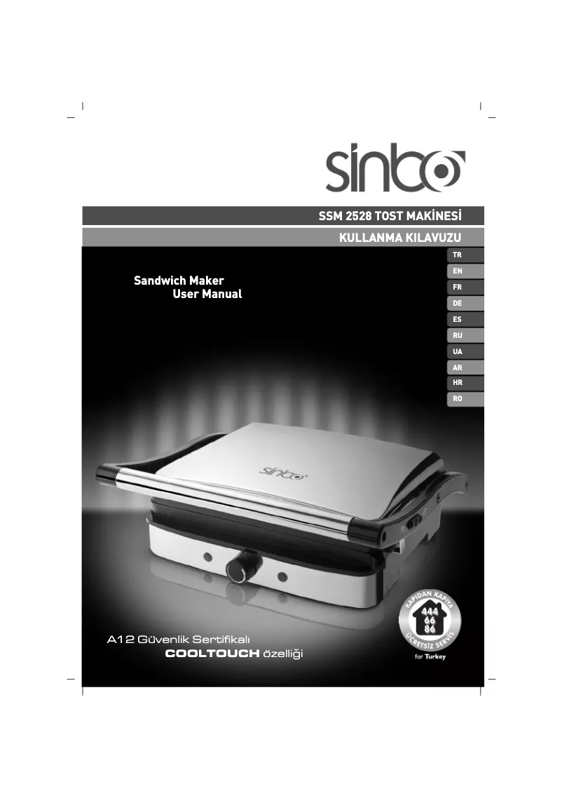 Página 1 del manual Manual de usuario Sinbo SSM 2528