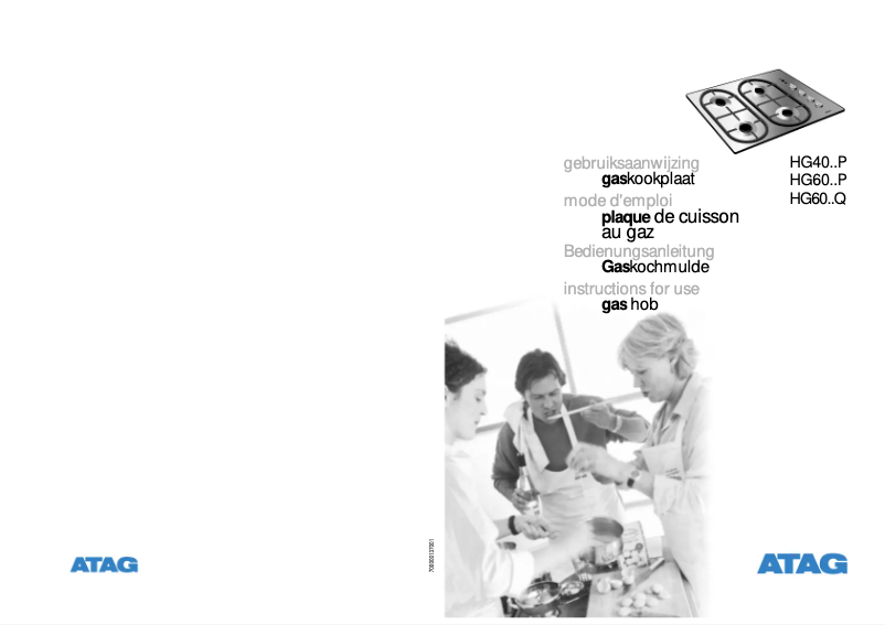 Página 1 del manual Manual de usuario Atag HG4053PA20BE