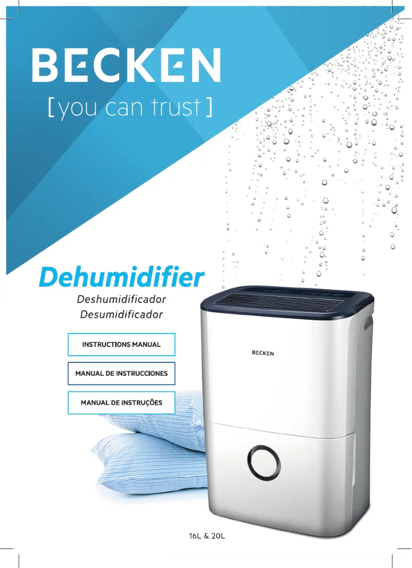 Página 1 del manual Manual de usuario Becken BDH4758