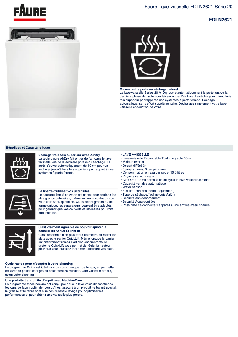 Imagen de la primera página del manual del dispositivo FDLN2621