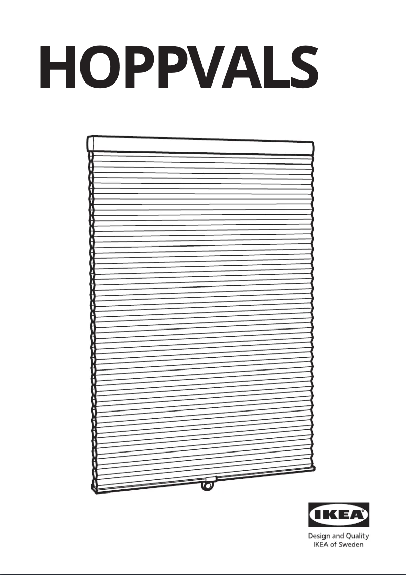 Página 1 del manual Manual de usuario Ikea HOPPVALS 103.864.31