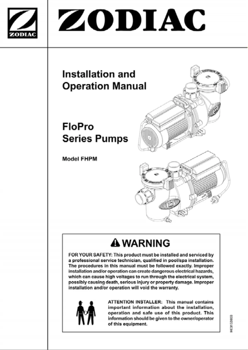 Imagen de la primera página del manual del dispositivo FloPro