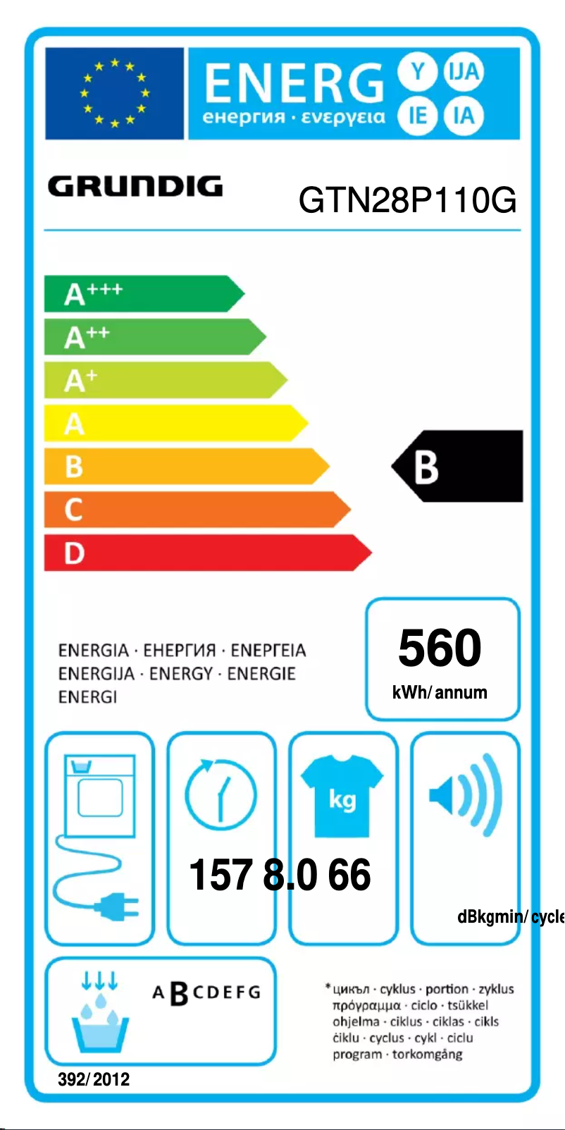 Página 1 del manual Manual de usuario Grundig GTN28P110G