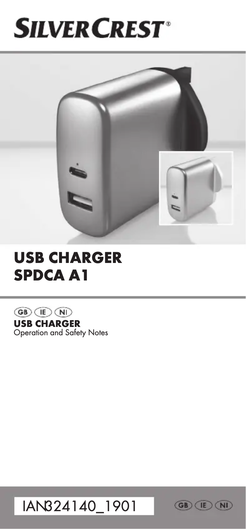 Imagen de la primera página del manual del dispositivo SPDCA A1