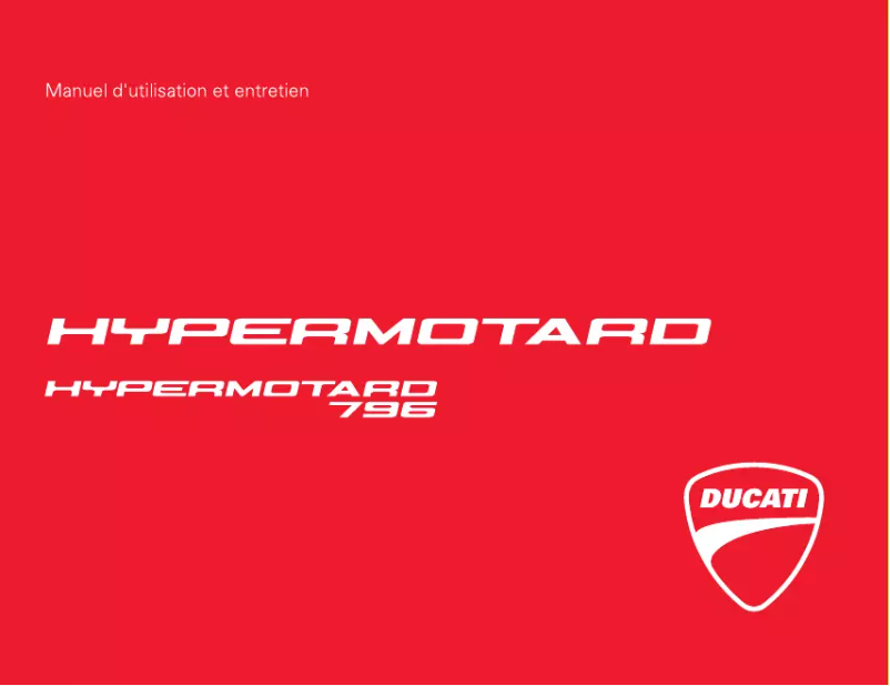 Página 1 del manual Manual de usuario Ducati Hypermotard 796 (2011)