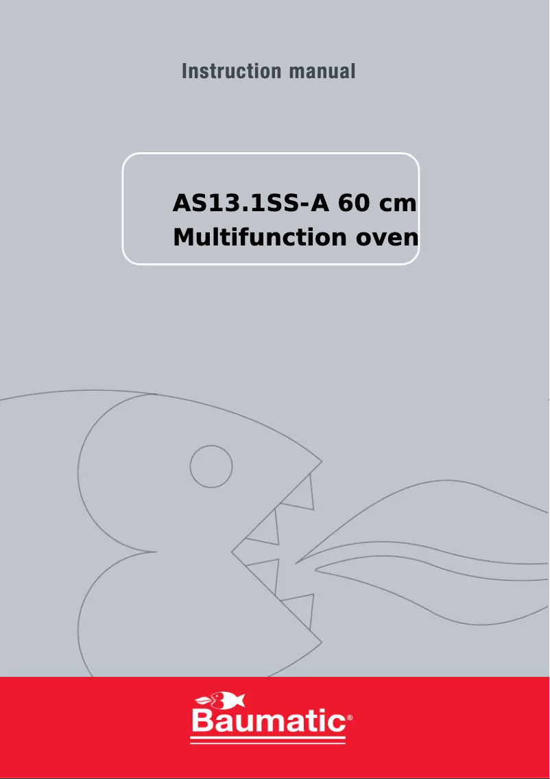 Página 1 del manual Manual de usuario Baumatic AS13.1SS-A