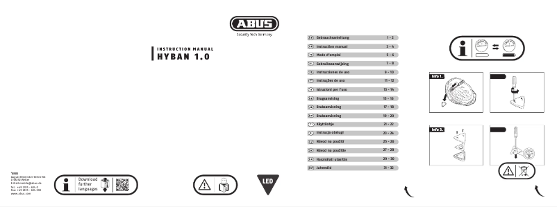 Imagen de la primera página del manual del dispositivo Hyban 1.0