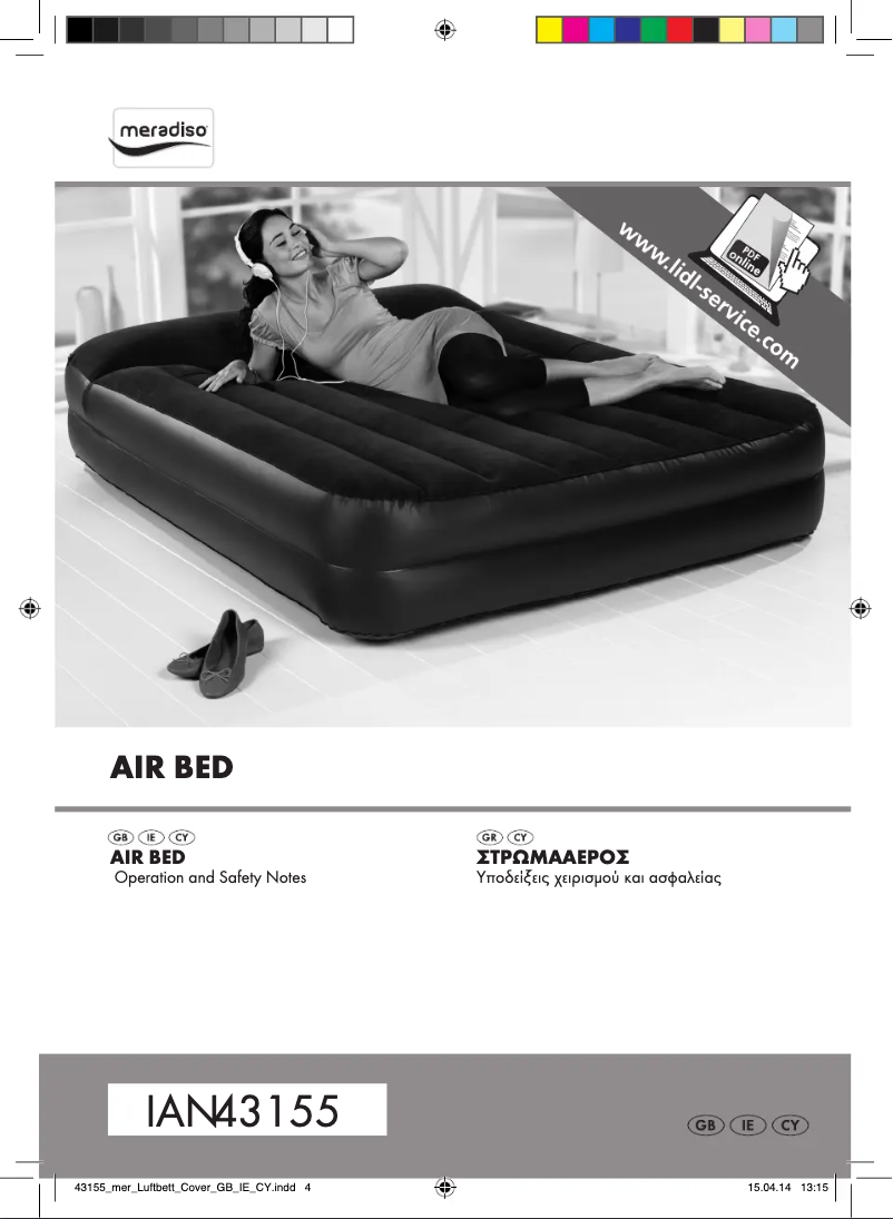 Imagen de la primera página del manual del dispositivo IAN 43155