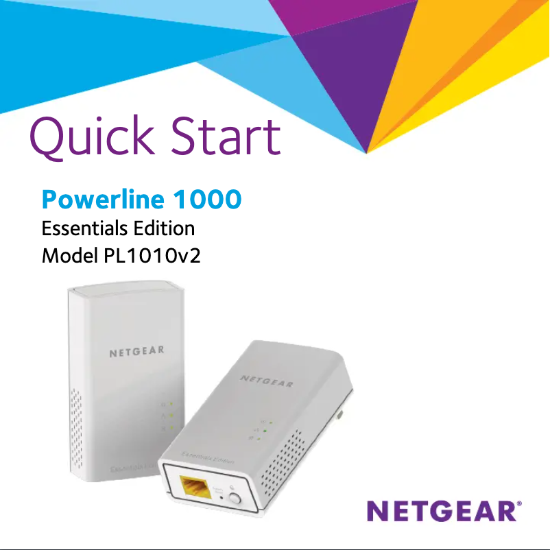 Página nº 1 - Guía de instalación Netgear PL1010v2