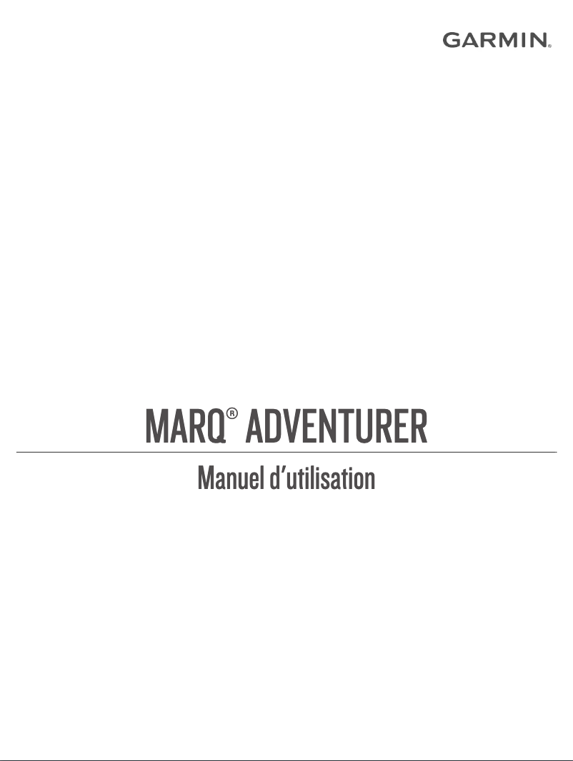 Imagen de la primera página del manual del dispositivo MARQ Adventurer