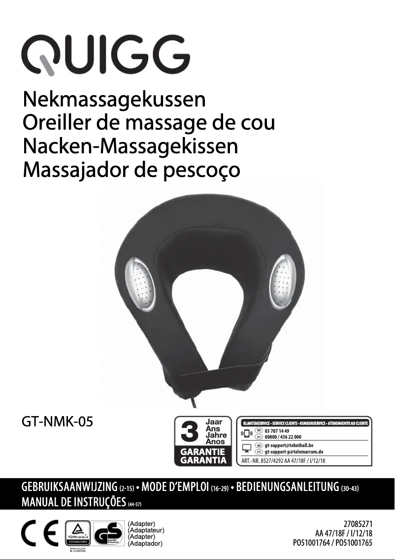 Página 1 del manual Manual de usuario GlobalTronics GT-NMK-05