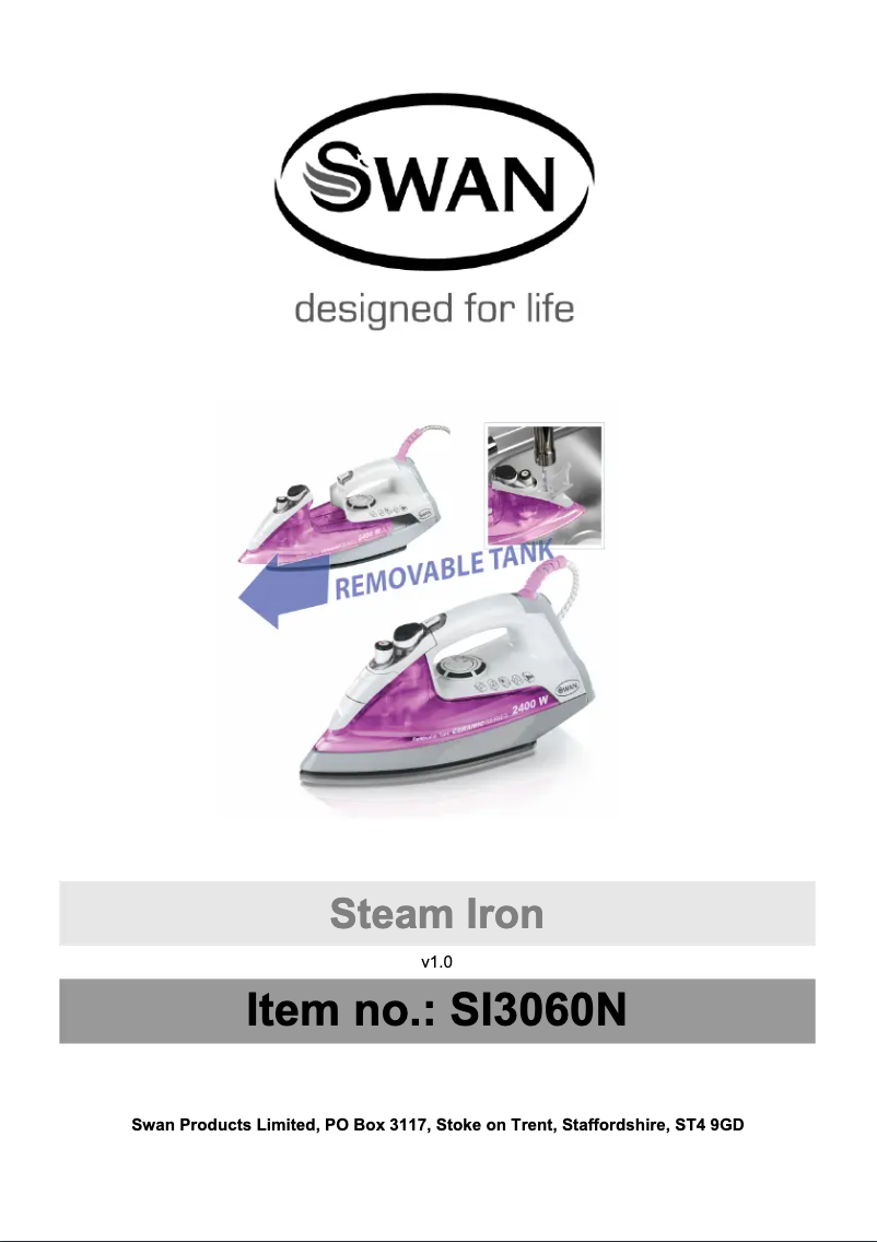 Imagen de la primera página del manual del dispositivo SI3060N