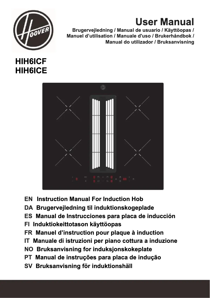 Imagen de la primera página del manual del dispositivo HIH6ICF