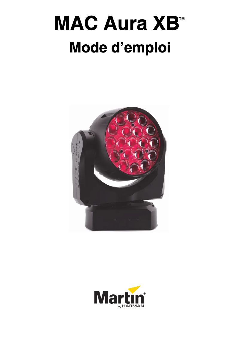 Página 1 del manual Manual de usuario Martin MAC Aura XB
