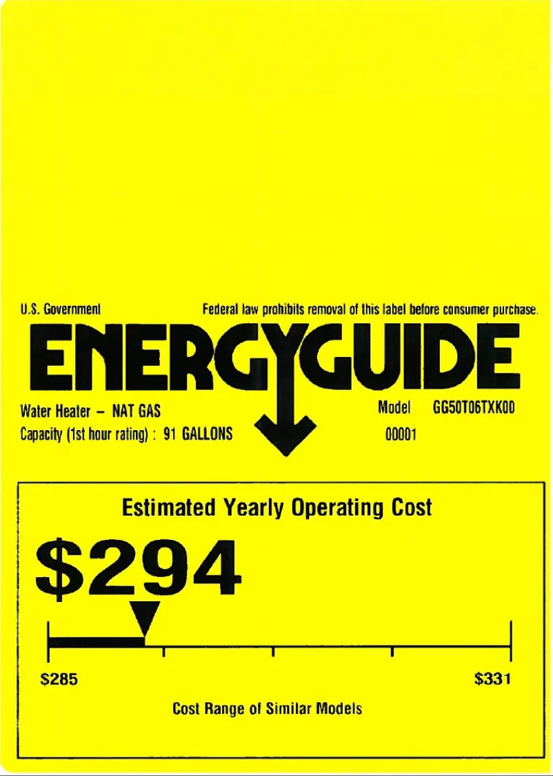 Página 1 del manual Manual de usuario GE GG50T06TXK