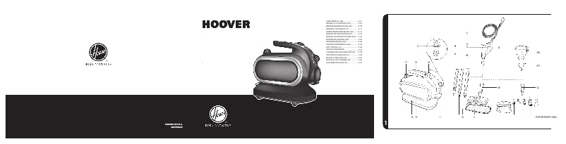 Página 1 del manual Manual de instrucciones Hoover SteamJet SCB1500 011
