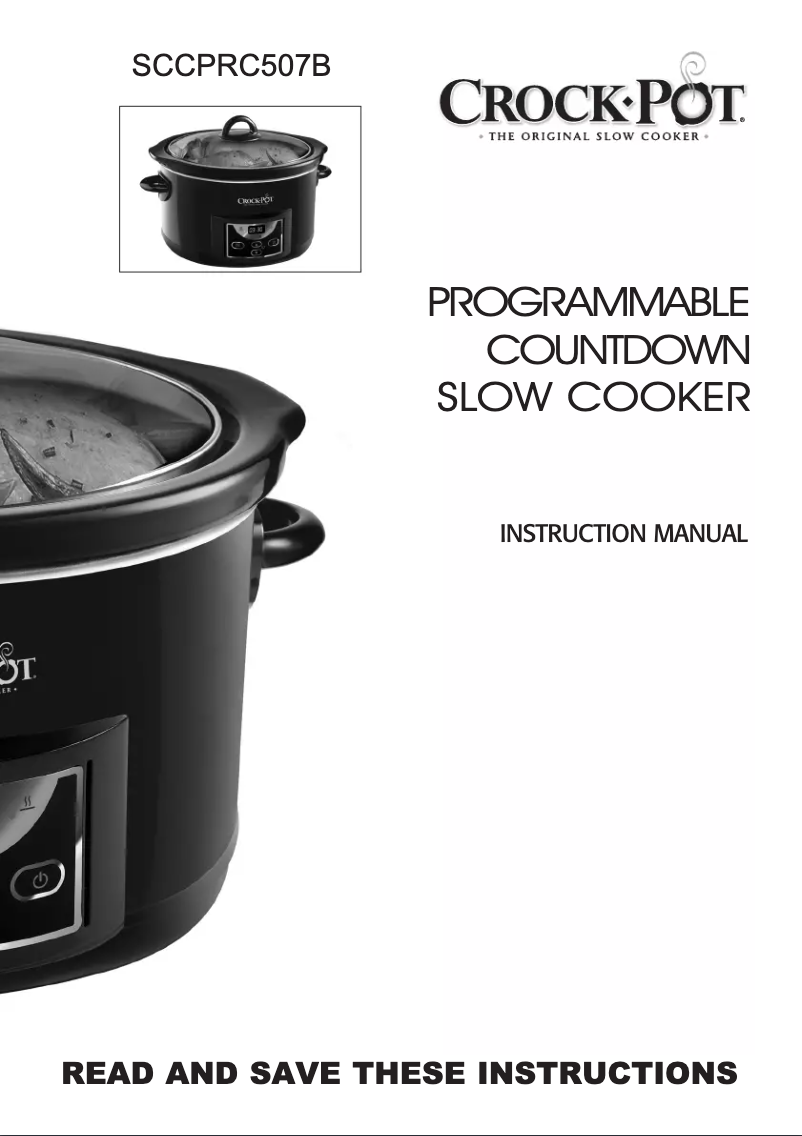 Página 1 del manual Manual de usuario Crock-Pot Slowcooker CR026X