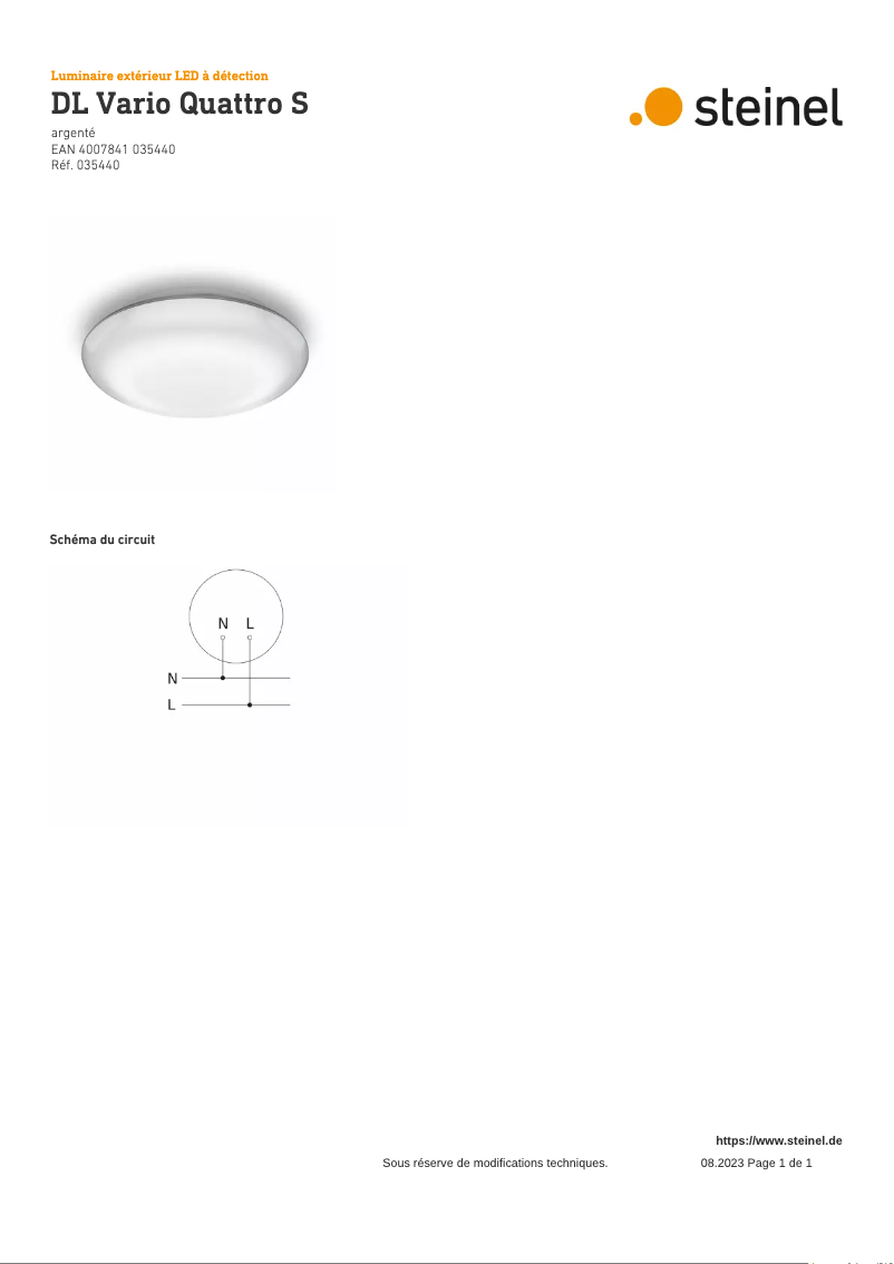Imagen de la primera página del manual del dispositivo DL Vario Quattro S