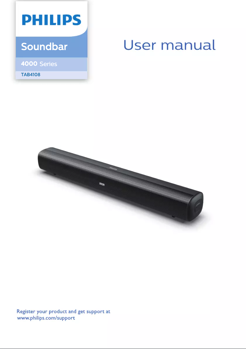 Imagen de la primera página del manual del dispositivo TAB4108