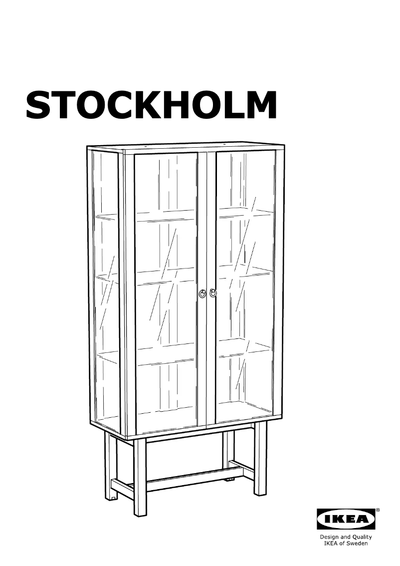 Página 1 del manual Manual de instrucciones Ikea STOCKHOLM