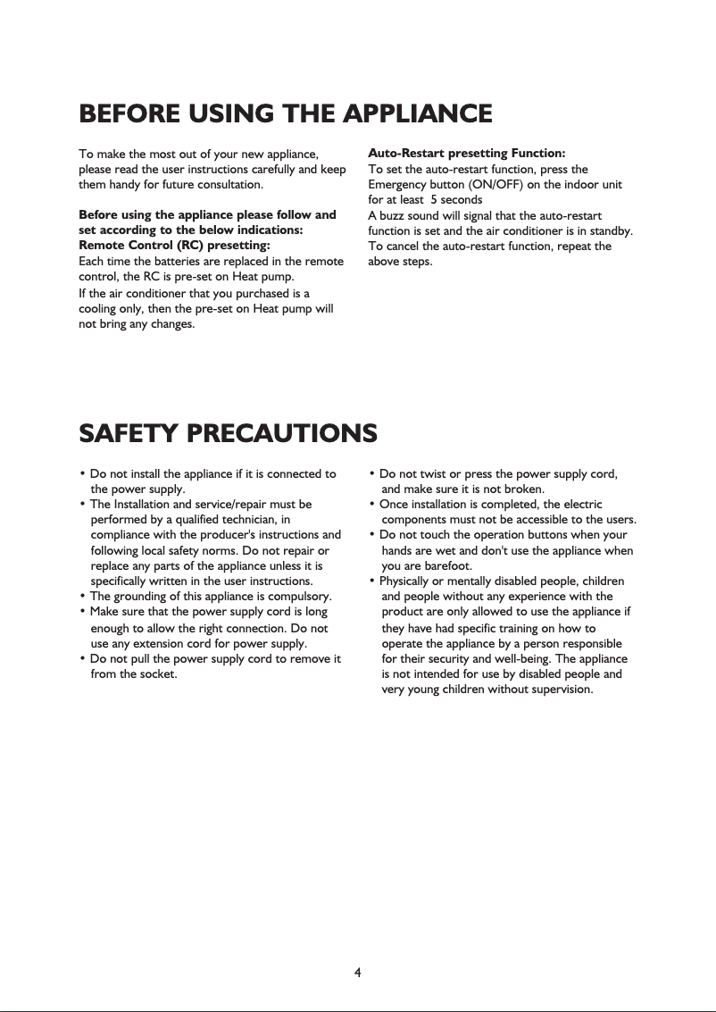 Página nº 1 - Manual de usuario Whirlpool AMD 041