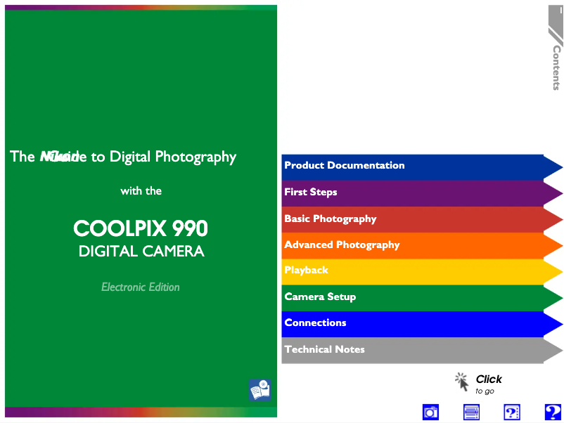 Imagen de la primera página del manual del dispositivo Coolpix 990
