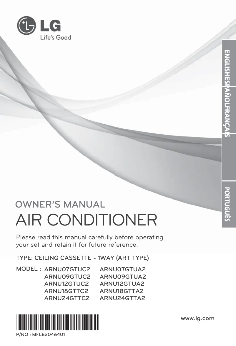 Página 1 del manual Manual de usuario LG ARNU07GTUA2