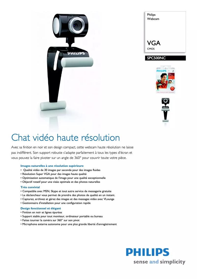 Imagen de la primera página del manual del dispositivo SPC500NC