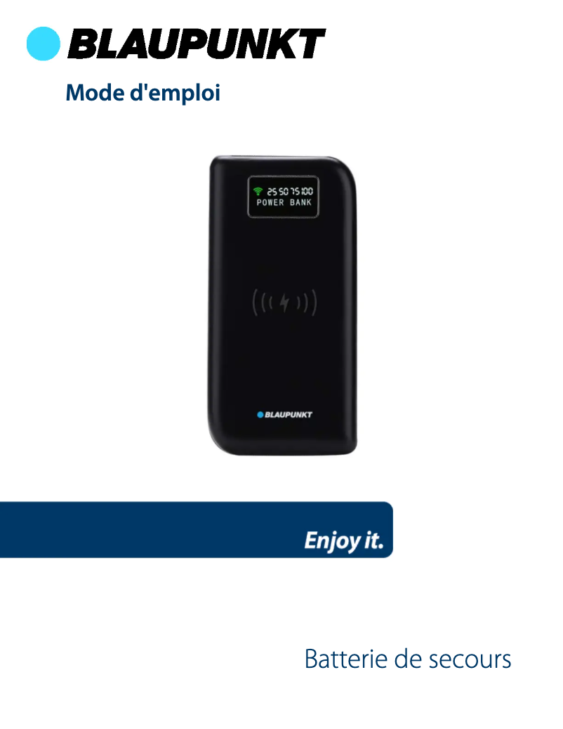 Página 1 del manual Manual de usuario Blaupunkt BLP7250