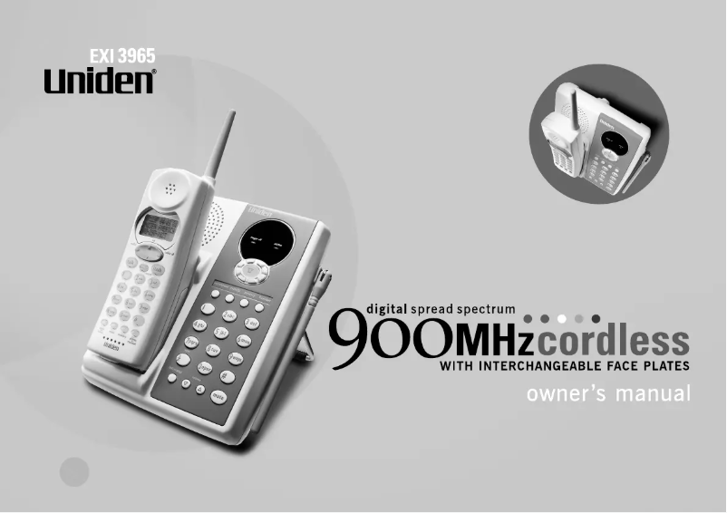 Imagen de la primera página del manual del dispositivo EXI 3965