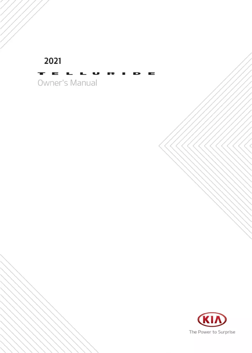Página 1 del manual Manual de usuario Kia Telluride (2021)