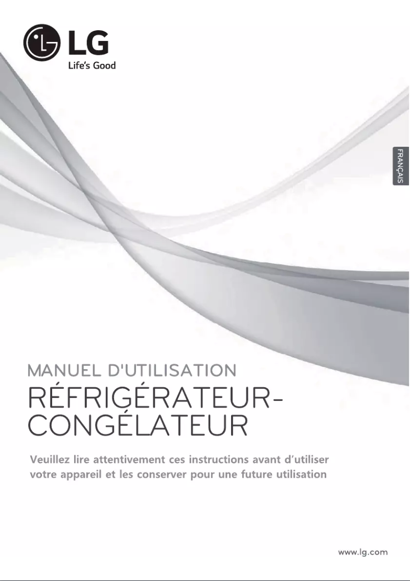 Imagen de la primera página del manual del dispositivo GR-B629ELQN