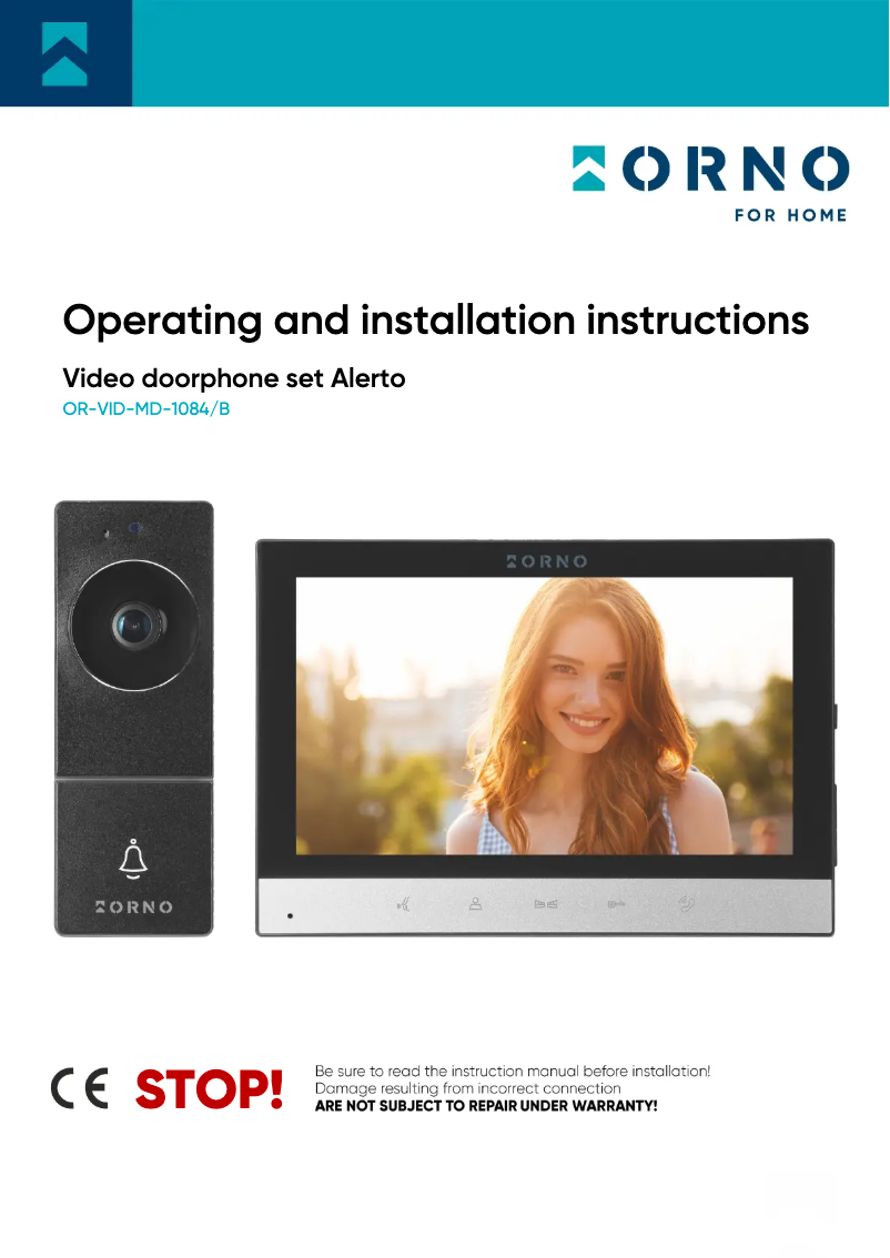 Imagen de la primera página del manual del dispositivo OR-VID-MD-1084