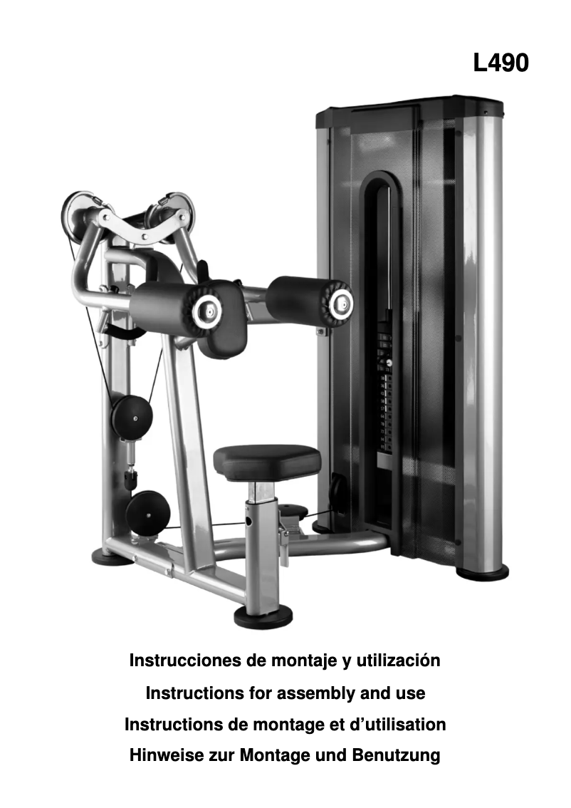 Página 1 del manual Manual de usuario BH Fitness L490
