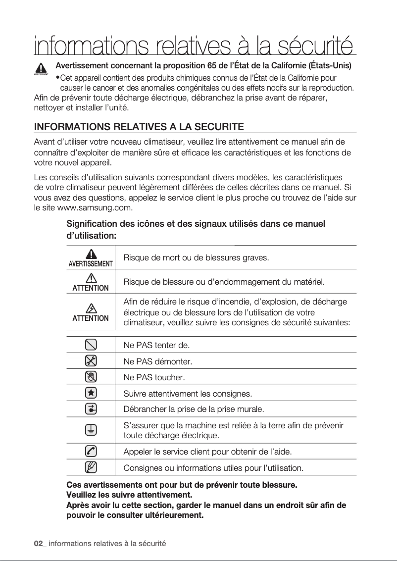 Imagen de la primera página del manual del dispositivo AC035FB1DEH