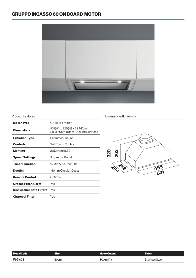 Imagen de la primera página del manual del dispositivo F3GI60S1