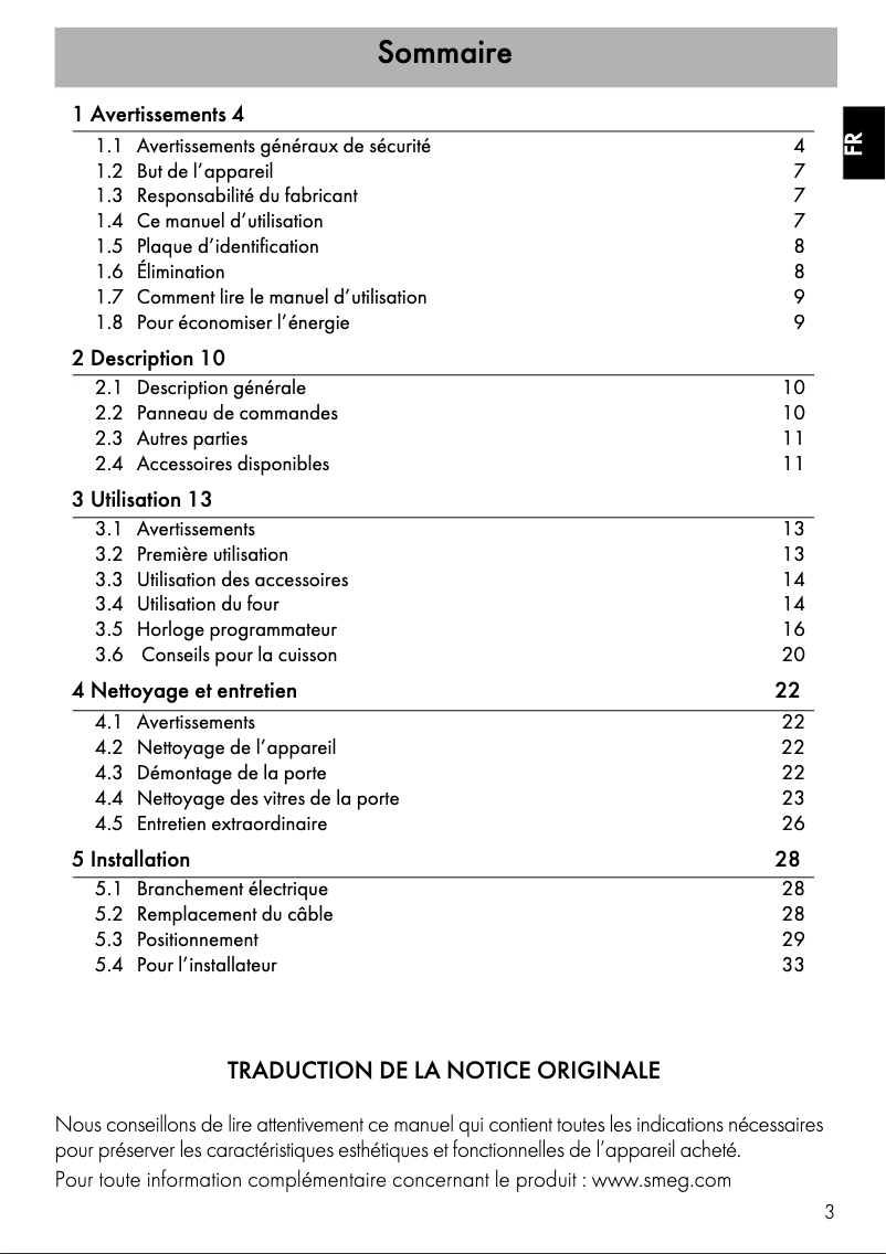 Imagen de la primera página del manual del dispositivo SFC6100VNFR