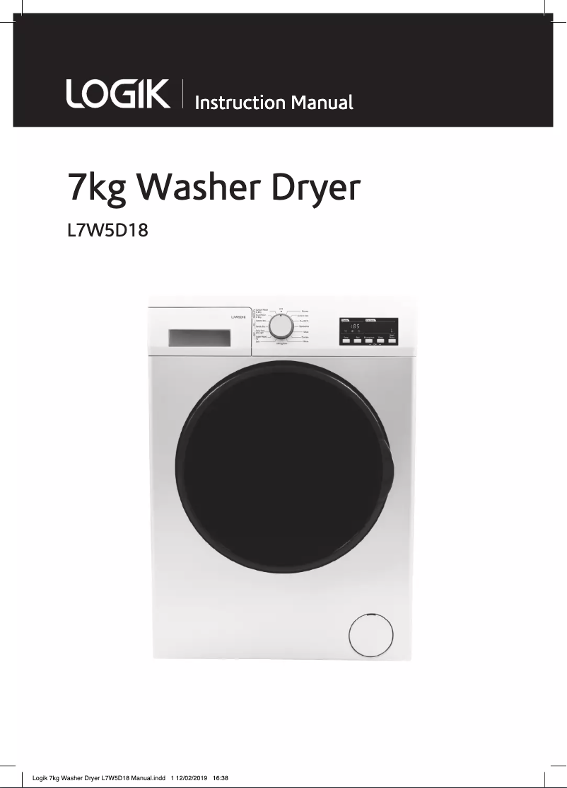 Página 1 del manual Manual de usuario Logik L7W5D18