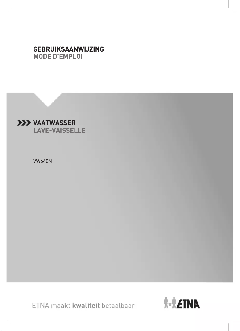 Imagen de la primera página del manual del dispositivo VW640N