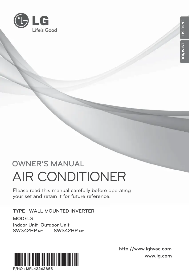 Página 1 del manual Manual de usuario LG SW342HP