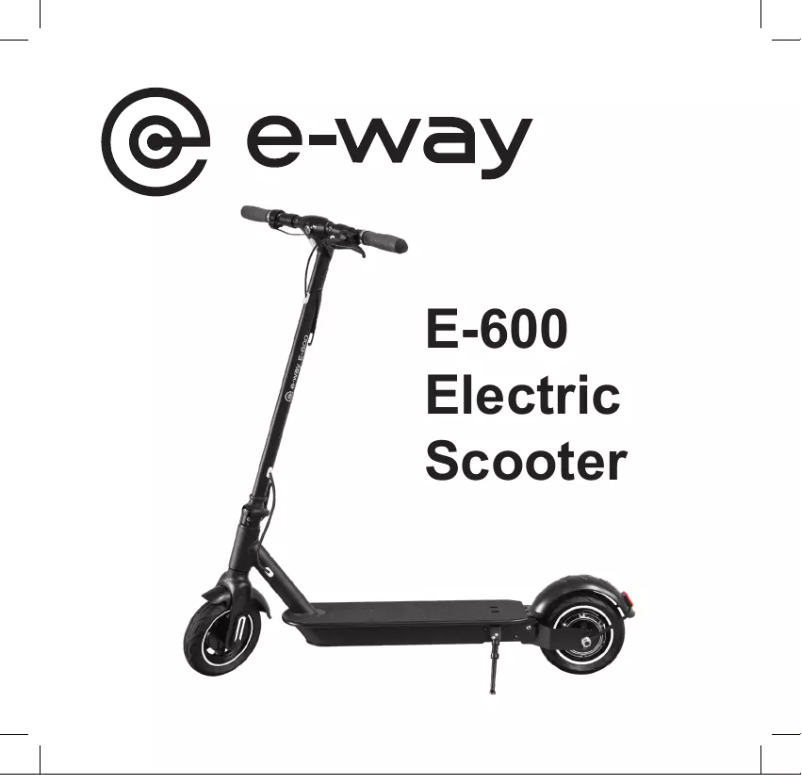 Página 1 del manual Manual de usuario E-way E-600