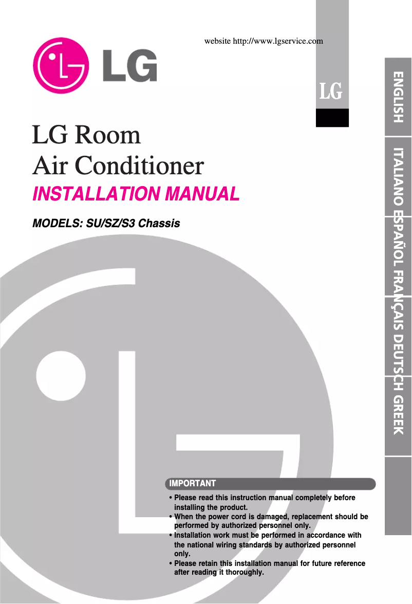 Imagen de la primera página del manual del dispositivo LB-H488RSS0